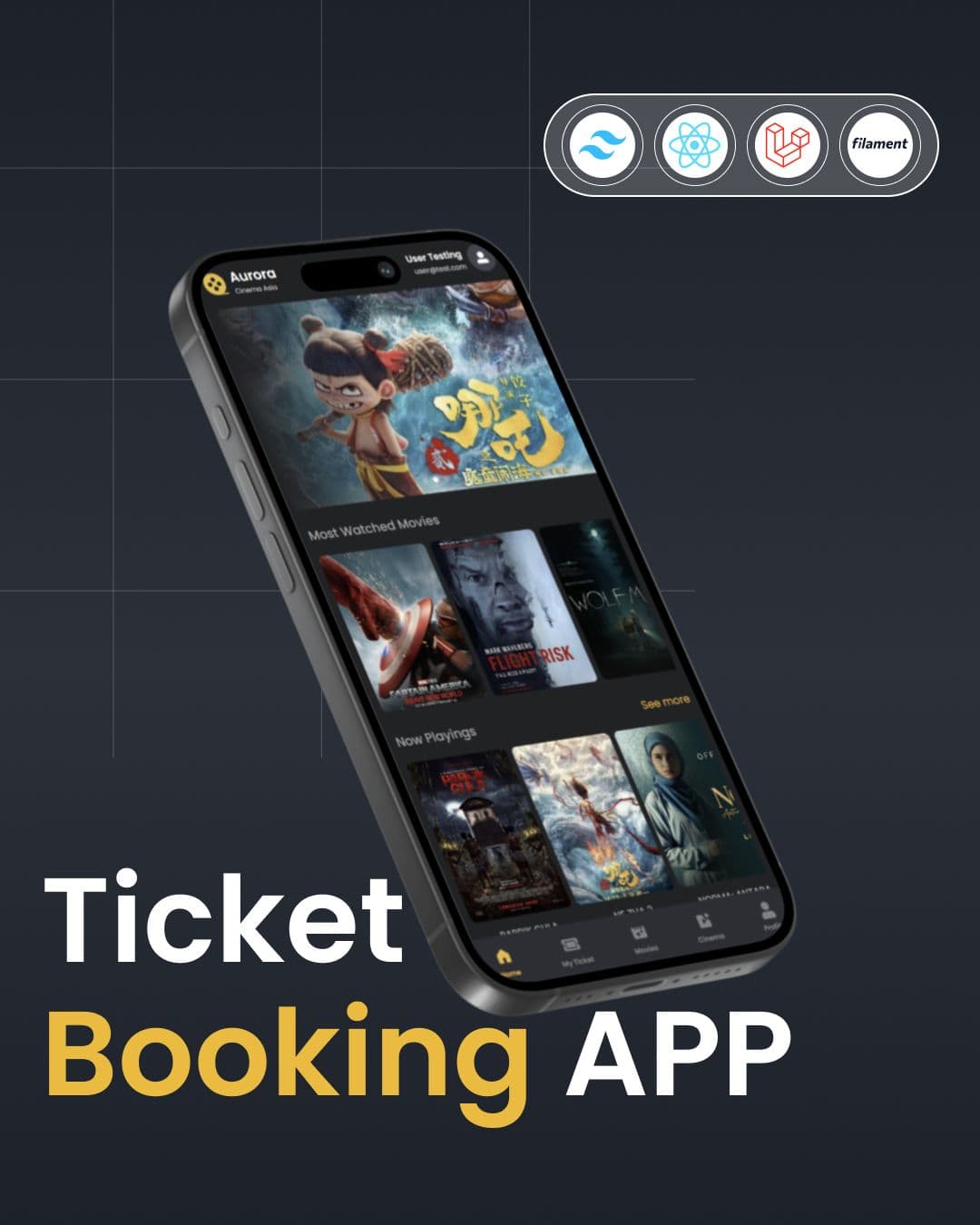 Aurora Cinema - Ticket Booking
